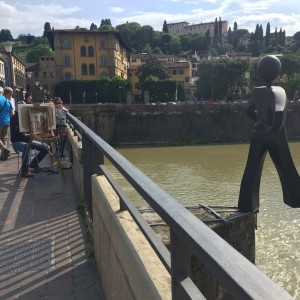 Florence, Ponte alle Grazie and its artists