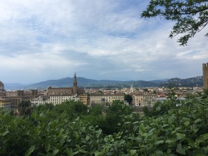 Florence views: San Niccolò Tower, Santa Croce 