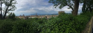 Florence views: San Niccolò Tower, Santa Croce 