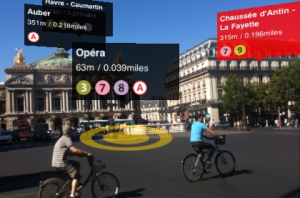 Augmented Reality in the surrounding