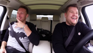 James Corden and Chris Martin - Karaoke pooling