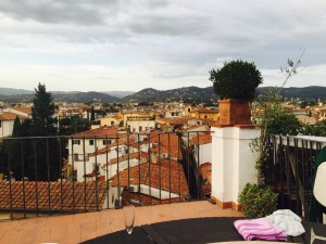 On the red roofs of Florence