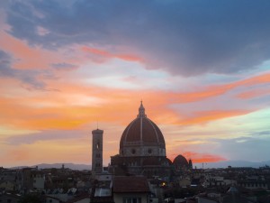 Florence Dome at sunset