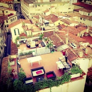 Florence red roofs: from the top 