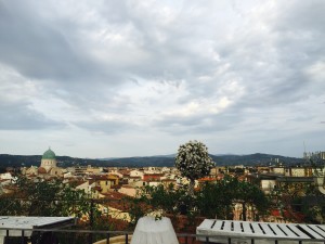 On the red roofs of Florence