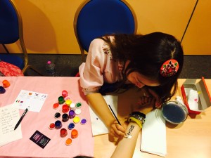 Korean writing and arts at Korean Festival in Florence