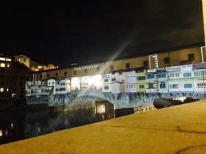 Arno's level at Santa Croce during the flood