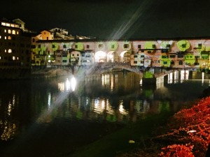 Florence flood projections at Ponte Vecchio