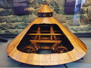 Wooden Tank model by Leonardo Da Vinci