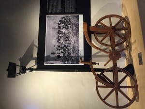 The study of wheels - wooden machines by Leonardo